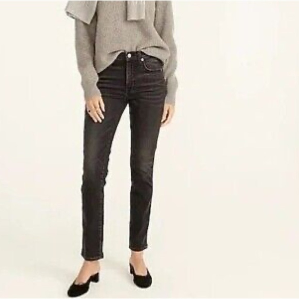 J Crew Vintage Slim Straight Charcoal Wash